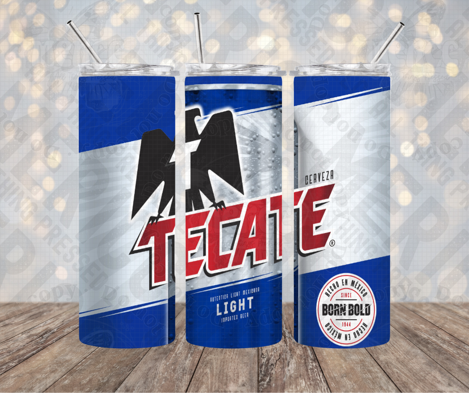 20oz | 30oz Tecate Mexican Beer Tumbler 0071