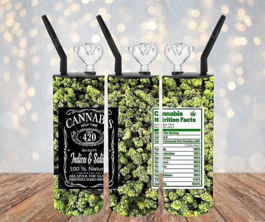 Cannab!s 420 20 oz Hookah Tumbler