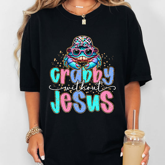 Crabby Without Jesus DTF