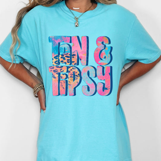 Tan & Tipsy DTF